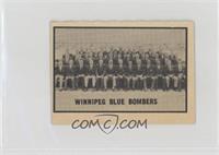 Winnipeg Blue Bombers Team Checklist