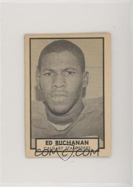 1962 Topps CFL - [Base] #21 - Ed Buchanan