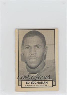 1962 Topps CFL - [Base] #21 - Ed Buchanan