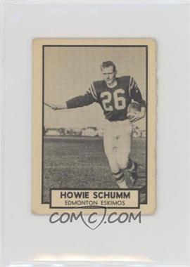 1962 Topps CFL - [Base] #53 - Howie Schumm [Good to VG‑EX]