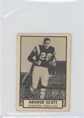 1962 Topps CFL - [Base] #74 - George Scott