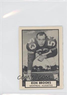 1962 Topps CFL - [Base] #78 - Ron Brooks