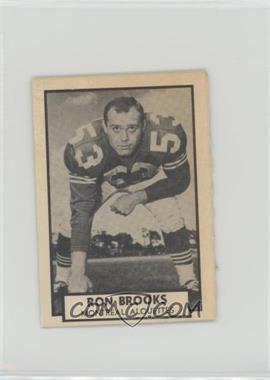 1962 Topps CFL - [Base] #78 - Ron Brooks