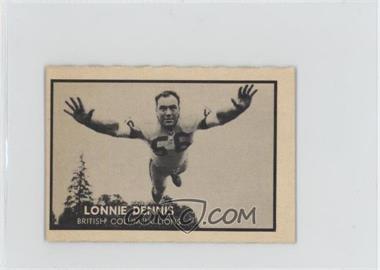 1962 Topps CFL - [Base] #8 - Lonnie Dennis