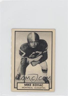 1962 Topps CFL - [Base] #88 - Mike Kovac