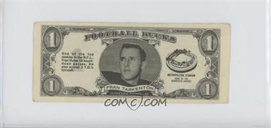 1962 Topps Football Bucks - [Base] #33 - Fran Tarkenton [Good to VG‑EX]