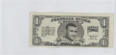 1962 Topps Football Bucks - [Base] #46 - Clarence Peaks [Noted]