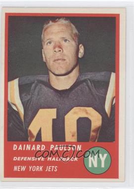 1963 Fleer - [Base] #18 - Dainard Paulson