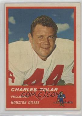 1963 Fleer - [Base] #34 - Charles Tolar