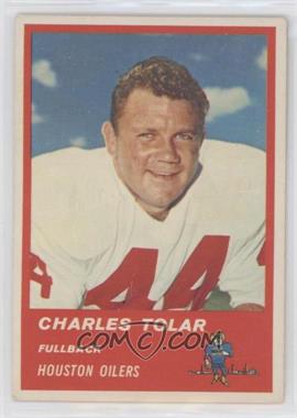 1963 Fleer - [Base] #34 - Charles Tolar