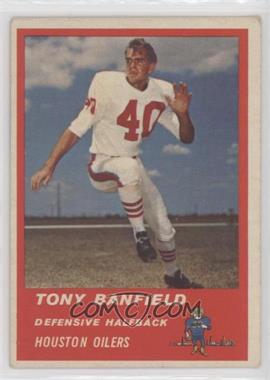 1963 Fleer - [Base] #41 - Tony Banfield