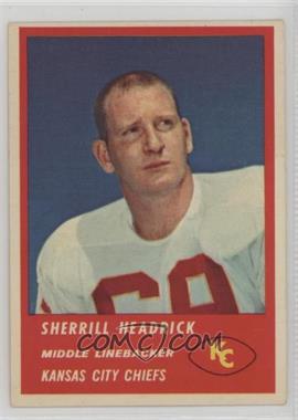 1963 Fleer - [Base] #53 - Sherrill Headrick