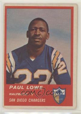 1963 Fleer - [Base] #69 - Paul Lowe