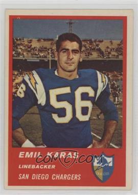 1963 Fleer - [Base] #75 - Emil Karas