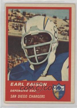 1963 Fleer - [Base] #77 - Earl Faison