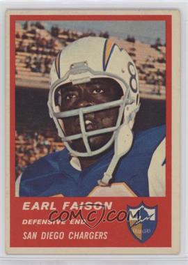 1963 Fleer - [Base] #77 - Earl Faison