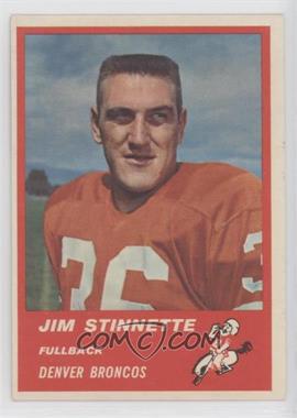 1963 Fleer - [Base] #78 - Jim Stinnette