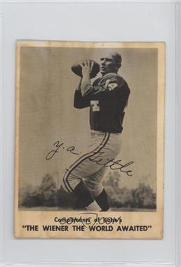 1963 Kahn's - [Base] #_YATI - Y.A. Tittle [COMC RCR Poor]