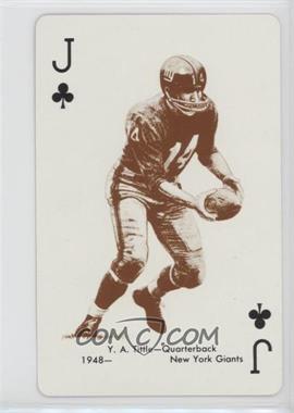 1963 Stancraft Playing Cards - [Base] - Red Back #JC - Y.A. Tittle