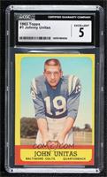 Johnny Unitas [CGC 5 Excellent]