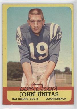 1963 Topps - [Base] #1.1 - Johnny Unitas