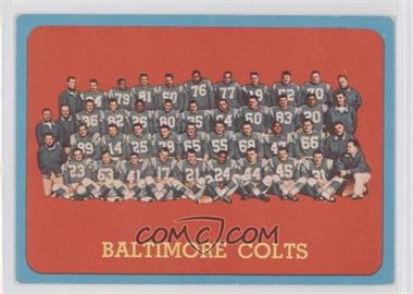 1963 Topps - [Base] #12 - Baltimore Colts Team