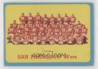 San Francisco 49ers Team [Good to VG‑EX]