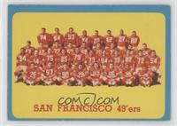 San Francisco 49ers Team