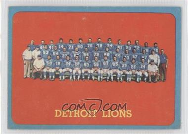 1963 Topps - [Base] #36 - Detroit Lions Team