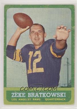 1963 Topps - [Base] #38 - Zeke Bratkowski [Good to VG‑EX]