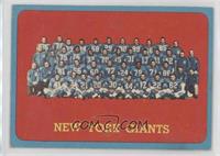 New York Giants Team