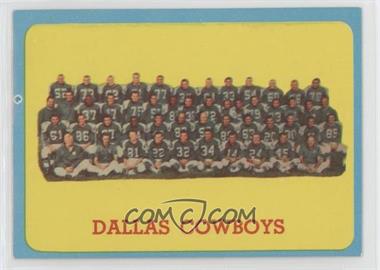 1963 Topps - [Base] #84 - Dallas Cowboys Team