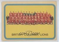 BC Lions (Vancouver Lions) (CFL) Team