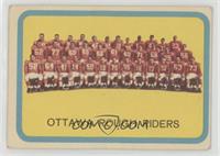 Ottawa Rough Riders (CFL) Team [Good to VG‑EX]