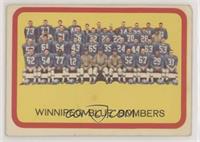 Winnipeg Blue Bombers (CFL) Team [Good to VG‑EX]