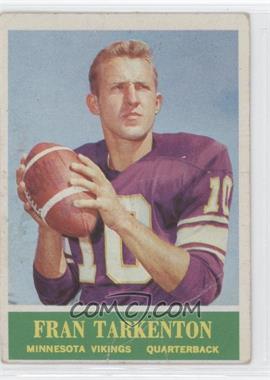 1964 Philadelphia - [Base] #109 - Fran Tarkenton [Good to VG‑EX]