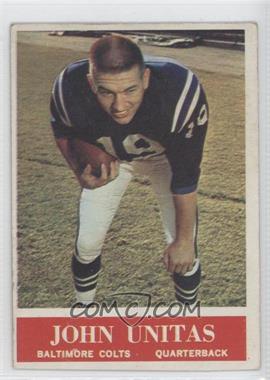 1964 Philadelphia - [Base] #12 - Johnny Unitas [Altered]