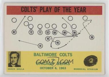 1964 Philadelphia - [Base] #14 - Colts' Play of the Year [Good to VG‑EX]