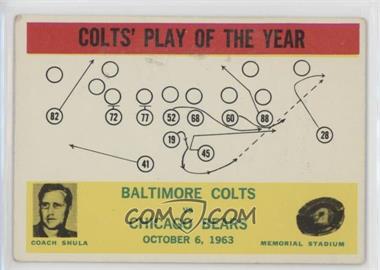 1964 Philadelphia - [Base] #14 - Colts' Play of the Year [Good to VG‑EX]