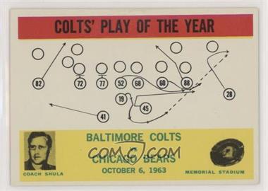 1964 Philadelphia - [Base] #14 - Colts' Play of the Year