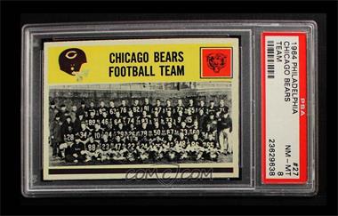 1964 Philadelphia - [Base] #27 - Chicago Bears Team [PSA 8 NM‑MT]