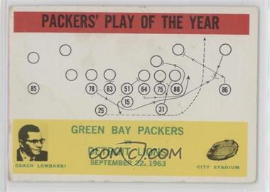 1964 Philadelphia - [Base] #84 - Packers' Play of the Year
