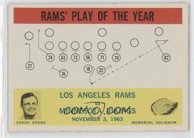 1964 Philadelphia - [Base] #98 - Rams' Play of the Year