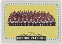 Boston Patriots Team [Good to VG‑EX]
