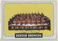 Denver Broncos Team [Good to VG‑EX]