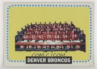 Denver Broncos Team