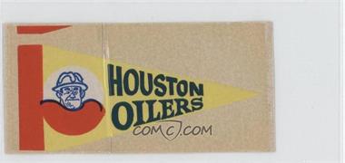 1964 Topps - Pennant Stickers #_HOOI - Houston Oilers