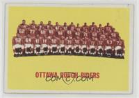 Ottawa Rough Riders Team [Good to VG‑EX]