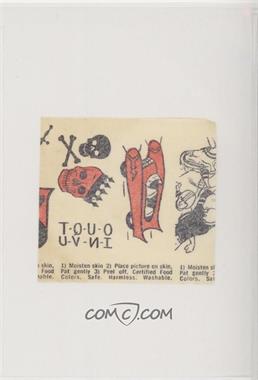 1965-67 Philadelphia Insert Tattoos - [Base] #_NoN - Football Players, Car, Skulls [Good to VG‑EX]