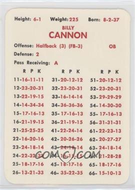 1965 APBA Football 1964 Season - [Base] #_BICA - Billy Cannon
